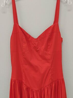 Caroline Constas red dress XL